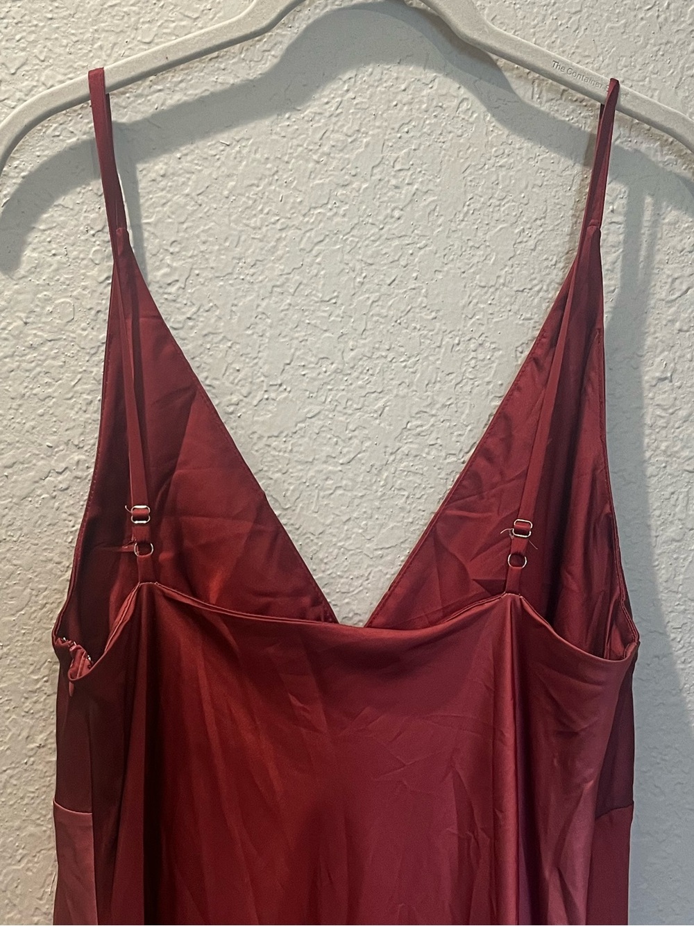 12th Tribe Mulberry Ombré Satin Maxi Dress - Picture 5 of 8